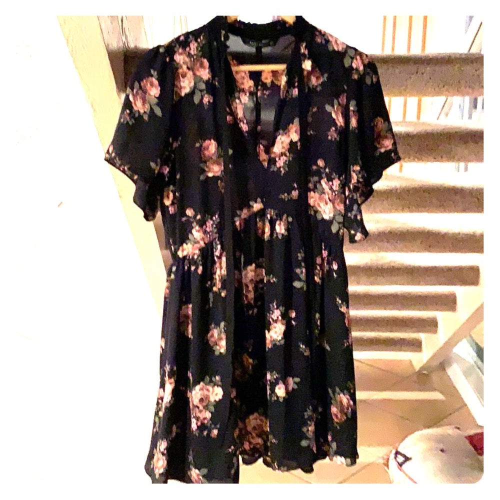 Zara Floral Babydoll Dress